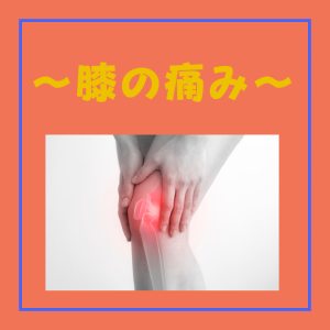 膝の痛みの原因